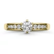 E17SB55 - GYÉMÁNT:  0.55 CT (4.75mm Ø) Eljegyzési Gyűrű