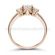 E18RB80 - GYÉMÁNT:  0.80 CT (4.75mm Ø) Eljegyzési Gyűrű