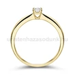 E1SB13 - GYÉMÁNT:  0.13 CT (=3.25mm Ø) Eljegyzési Gyűrű