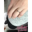 E1FB13 - GYÉMÁNT:  0.13 CT (=3.25mm Ø) Eljegyzési Gyűrű