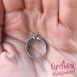 E1FB13 - GYÉMÁNT:  0.13 CT (=3.25mm Ø) Eljegyzési Gyűrű