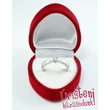 E1FB13 - GYÉMÁNT:  0.13 CT (=3.25mm Ø) Eljegyzési Gyűrű