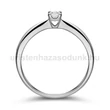 E1FB13 - GYÉMÁNT:  0.13 CT (=3.25mm Ø) Eljegyzési Gyűrű