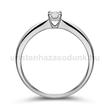 E1FB13 - GYÉMÁNT:  0.13 CT (=3.25mm Ø) Eljegyzési Gyűrű
