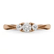 E208RB33 - GYÉMÁNT:  0.33 CT (3.75 mm Ø) Eljegyzési Gyűrű