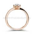 E214RB50 - GYÉMÁNT:  0.50 CT (=5.0mm Ø) Eljegyzési Gyűrű