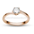 E214RB50 - GYÉMÁNT:  0.50 CT (=5.0mm Ø) Eljegyzési Gyűrű