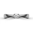 E2FB20 - GYÉMÁNT:  0.20 CT (=3.7mm Ø) Eljegyzési Gyűrű
