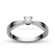 E2FB20 - GYÉMÁNT:  0.20 CT (=3.7mm Ø) Eljegyzési Gyűrű