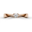 E2RB23 - GYÉMÁNT:  0.23 CT (=3.9mm Ø) Eljegyzési Gyűrű