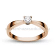 E2RB23 - GYÉMÁNT:  0.23 CT (=3.9mm Ø) Eljegyzési Gyűrű