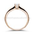E2RB23 - GYÉMÁNT:  0.23 CT (=3.9mm Ø) Eljegyzési Gyűrű