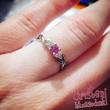 E301FB30 - GYÉMÁNT:  0.30 CT (=3.7mm Ø) Eljegyzési Gyűrű