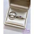 E305FB09 - GYÉMÁNT:  0.09 CT (=1.75mm Ø) Eljegyzési Gyűrű