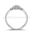 E306.2FB18 - GYÉMÁNT:  0.18 CT (=2.00mm Ø) Eljegyzési Gyűrű