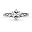 E308FB14 - GYÉMÁNT:  0.14 CT (2.0mm Ø) Eljegyzési Gyűrű