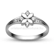 E308FB14 - GYÉMÁNT:  0.14 CT (2.0mm Ø) Eljegyzési Gyűrű