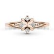 E308RB14 - GYÉMÁNT:  0.14 CT (2.0mm Ø) Eljegyzési Gyűrű