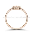 E308RB14 - GYÉMÁNT:  0.14 CT (2.0mm Ø) Eljegyzési Gyűrű