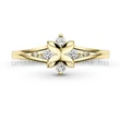 E308SB14 - GYÉMÁNT:  0.14 CT (2.0mm Ø) Eljegyzési Gyűrű