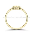 E308SB14 - GYÉMÁNT:  0.14 CT (2.0mm Ø) Eljegyzési Gyűrű