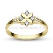 E308SB14 - GYÉMÁNT:  0.14 CT (2.0mm Ø) Eljegyzési Gyűrű