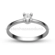 E309FB16 - GYÉMÁNT:  0.16 CT (=3.5mm Ø) Eljegyzési Gyűrű