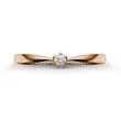E30.2RB09 - GYÉMÁNT:  0.09 CT (=2.80mm Ø) Eljegyzési Gyűrű
