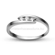 E339.2FB12 - GYÉMÁNT:  0.12 CT (=2.5mm Ø) Eljegyzési Gyűrű