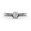 E346FB31 - GYÉMÁNT:  0.31 CT (=4.25Ø) Eljegyzési Gyűrű