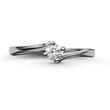 E34FB23 - GYÉMÁNT:  0.23 CT (=3.9mm Ø) Eljegyzési Gyűrű
