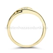 E354SLB09 - LABOR GYÉMÁNT: 0.09 CT (=2.5mm Ø) Eljegyzési Gyűrű