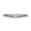 E365FB09 - GYÉMÁNT:  0.09 CT (=2.80mm Ø) Eljegyzési Gyűrű