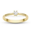 E366SB10 - GYÉMÁNT:  0.10 CT (=2.90MM Ø) Eljegyzési Gyűrű