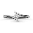 E3FB25 - GYÉMÁNT:  0.25 CT (=4.0mm Ø) Eljegyzési Gyűrű