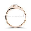 E4RB16 - GYÉMÁNT:  0.16 CT (=3.5mm Ø) Eljegyzési Gyűrű