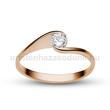 E4RB20 - GYÉMÁNT:  0.20 CT (=3.7mm Ø) Eljegyzési Gyűrű