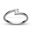 E7FB14 - GYÉMÁNT:  0.14 CT (=3.3mm Ø) Eljegyzési Gyűrű