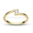 E7SB14 - GYÉMÁNT:  0.14 CT (=3.3mm Ø) Eljegyzési Gyűrű