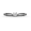 E8FB09 - GYÉMÁNT:  0.09 CT (=2.8mm Ø) Eljegyzési Gyűrű
