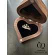 E901SB39 - GYÉMÁNT:  0.39 CT (=2.50mmØ) Eljegyzési Gyűrű