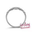 E901FB39 - GYÉMÁNT: 0,39ct (=2.50 mm Ø) Eljegyzési Gyűrű