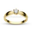 E9SB17 - GYÉMÁNT:  0.17 CT (=3.55mm Ø) Eljegyzési Gyűrű