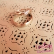 E9RC - CIRKÓNIA köves rozé arany Eljegyzési Gyűrű
