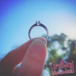 E1FB10 - GYÉMÁNT:  0.10 CT (=2.9mm Ø) Eljegyzési Gyűrű