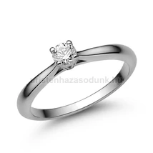 E102FC - CIRKÓNIA köves Fehér arany Eljegyzési Gyűrű