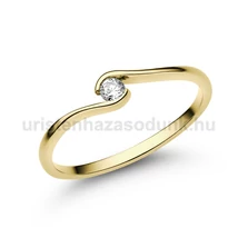 E105SLB08 - LABOR GYÉMÁNT:  0.08 CT (=2.7mm Ø) Eljegyzési Gyűrű