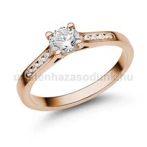 E109RLB65 - LABOR GYÉMÁNT:  0.65 CT (5.0 mm Ø) Eljegyzési Gyűrű