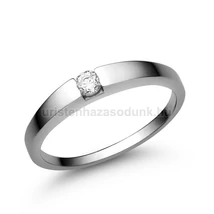 E10FB10 - GYÉMÁNT:  0.10 CT (=2.9mm Ø) Eljegyzési Gyűrű