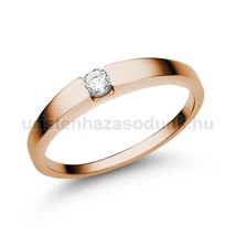 E10RB10 - GYÉMÁNT:  0.10 CT (=2.9mm Ø) Eljegyzési Gyűrű